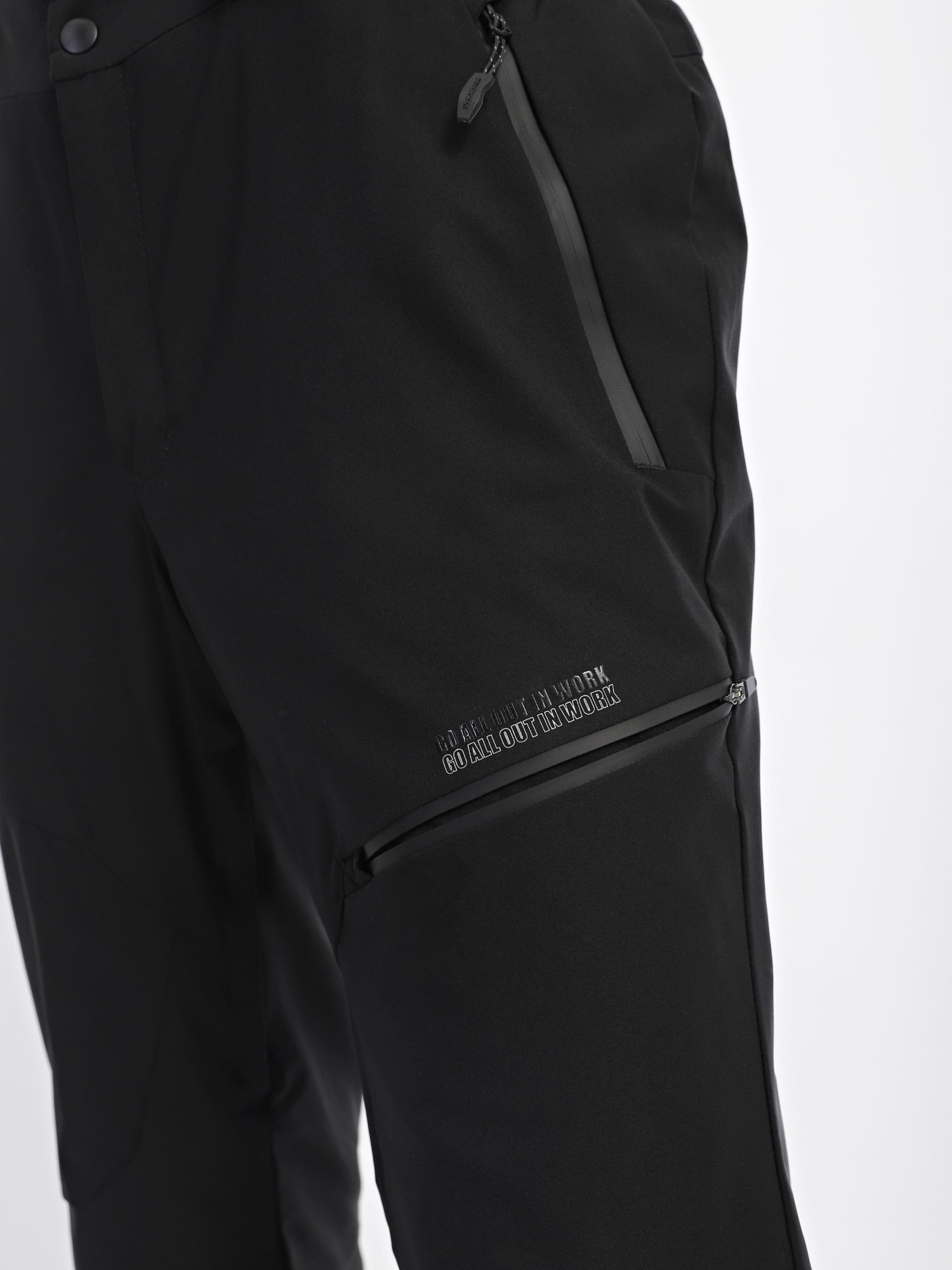 Штани гірськолижні чоловічі WHS чорні 522607-010 изображение 7