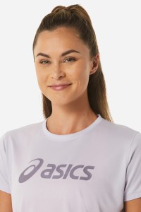 Футболка жіноча Asics CORE ASICS TOP фіолетова 2012C330-501 изображение 3