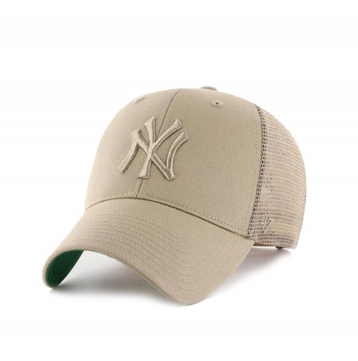 Бейсболка 47 Brand NEW YORK YANKEES BRANSON бежевая B-BRANS17CTP-KH