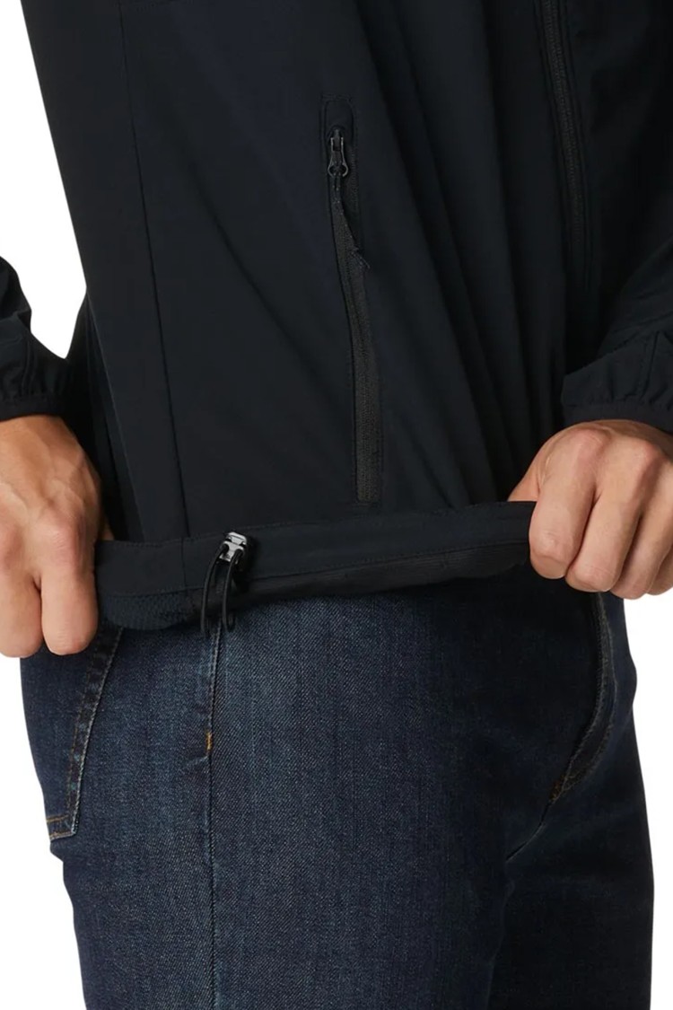 Ветровка мужская Columbia Tall Heights™ Hooded Softshell черная 1975591-011 изображение 7