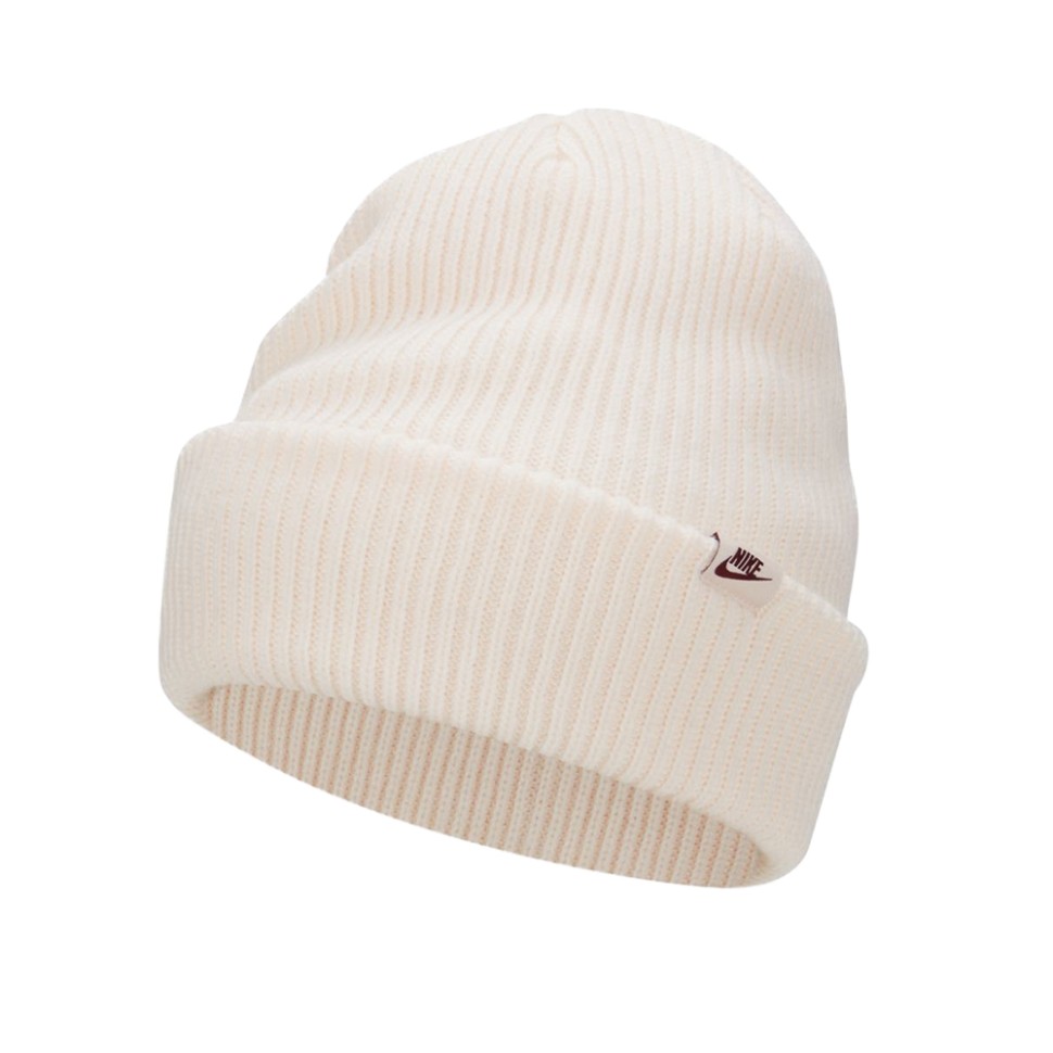 

Шапка Nike U NK PEAK BEANIE SC FUT L молочна FB6526-838, Молочний
