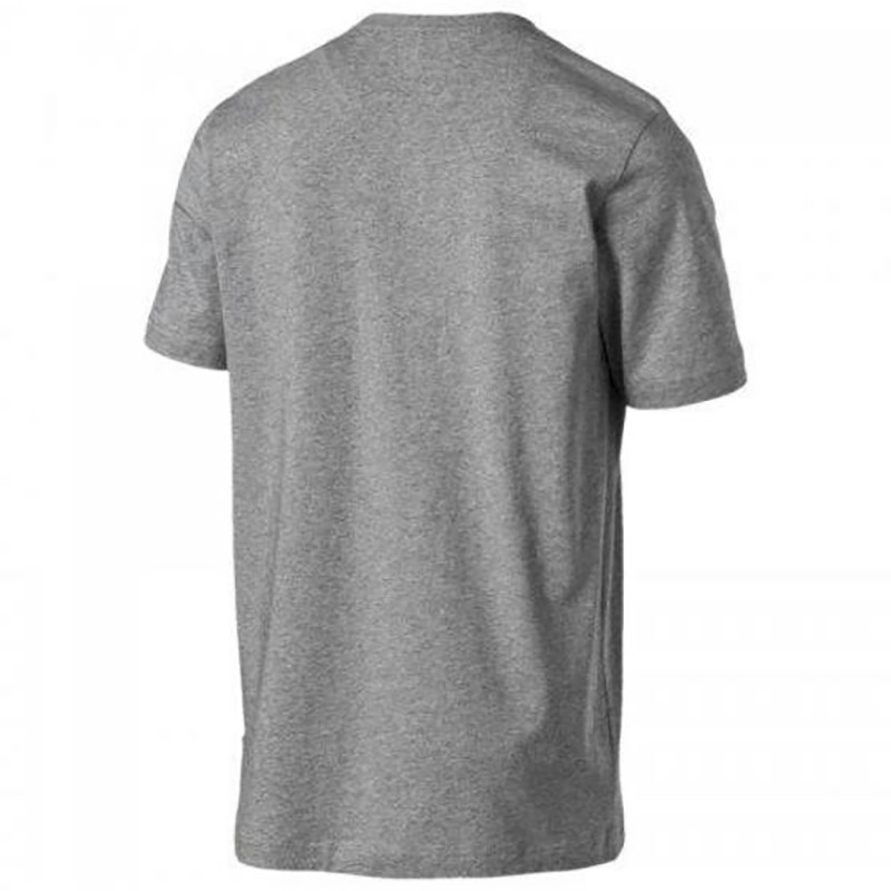 Футболка мужская Puma ESSENTIALS TEE серая 85174003 изображение 2