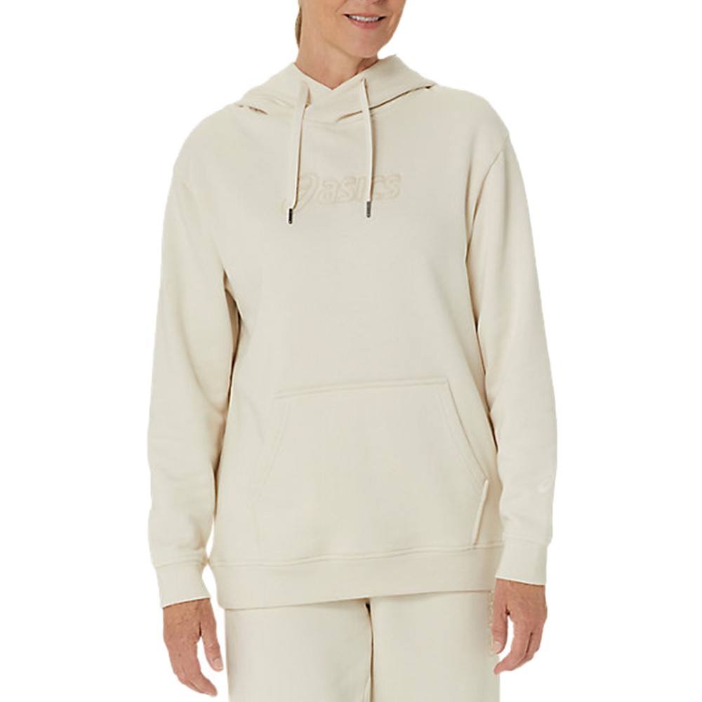 Толстовка женская Asics ASICS LOGO OTH HOODIE молочная 2032C845-200