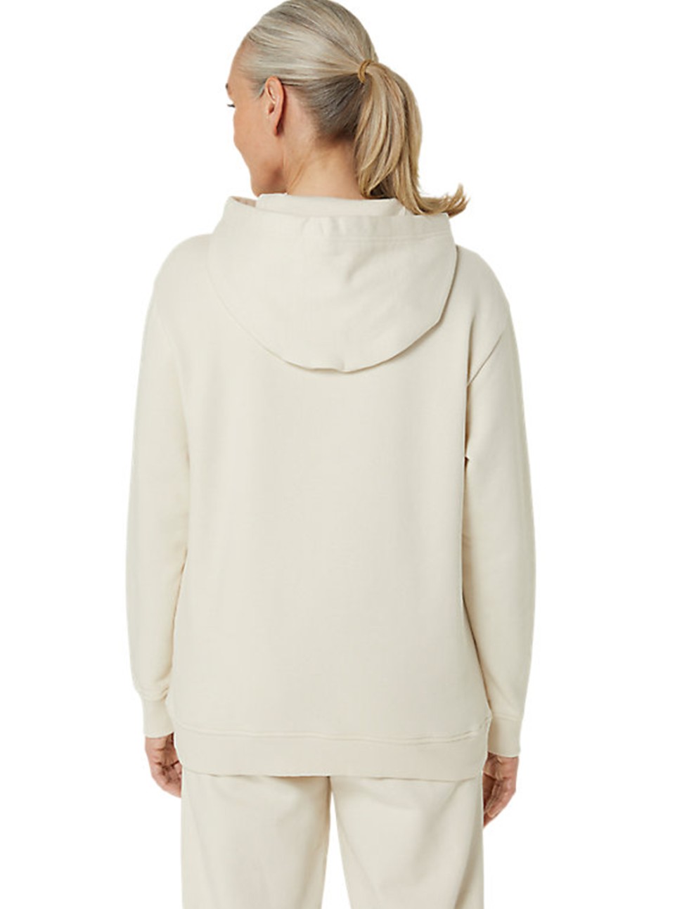 Толстовка жіноча Asics LOGO OTH HOODIE молочна 2032C845-200 — фото 3