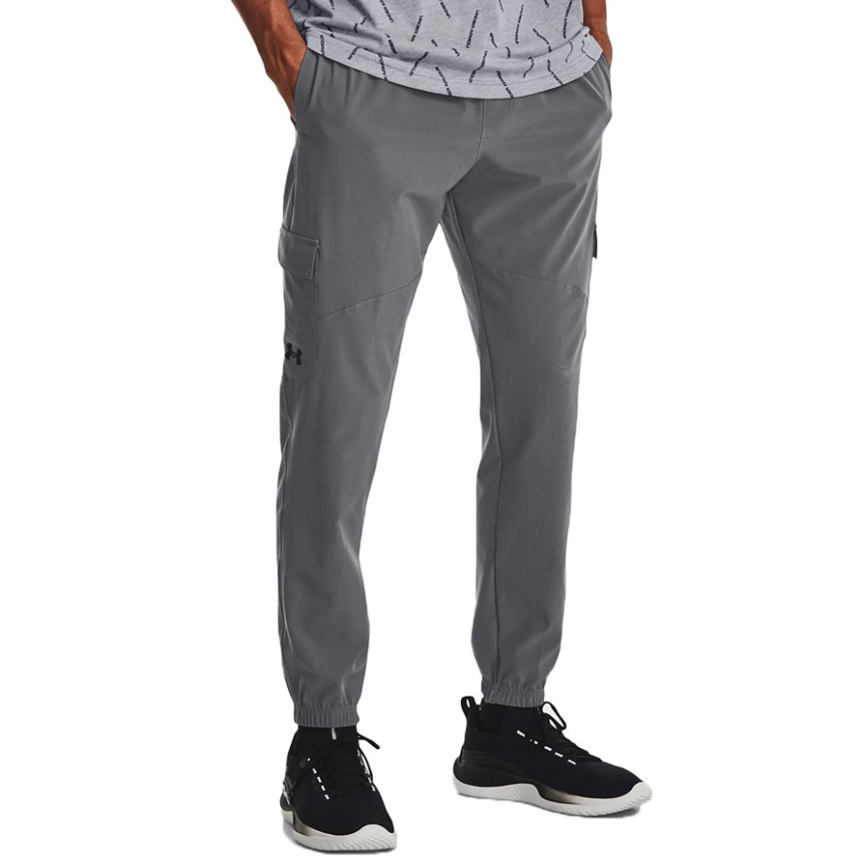 Штани чоловічі Under Armour UA Stretch Woven Cargo Pants сірі 1380358-012 — фото 1