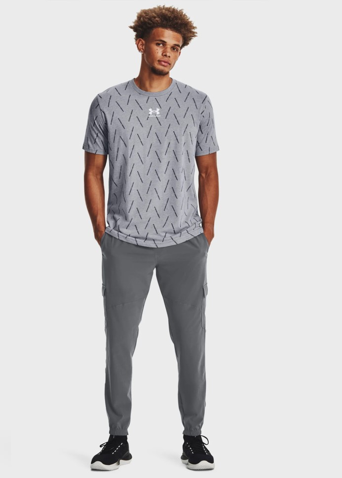 Штани чоловічі Under Armour UA Stretch Woven Cargo Pants сірі 1380358-012 изображение 4