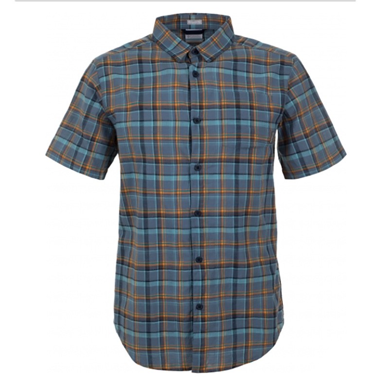Сорочка чоловіча Columbia Under Exposure ™ YD Short Sleeve Shir мультиколір 1715221-441 — фото 1