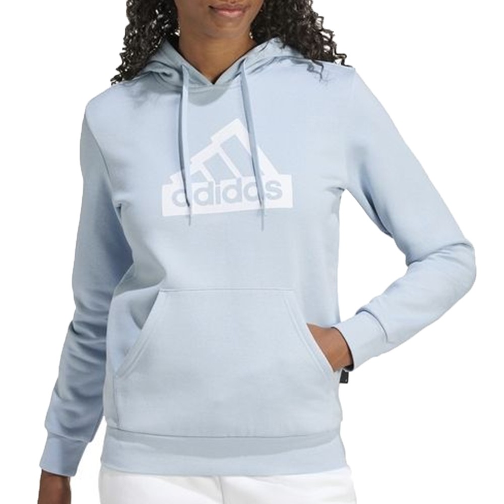 Толстовка женская Adidas W MOD ESS H голубая IX6453