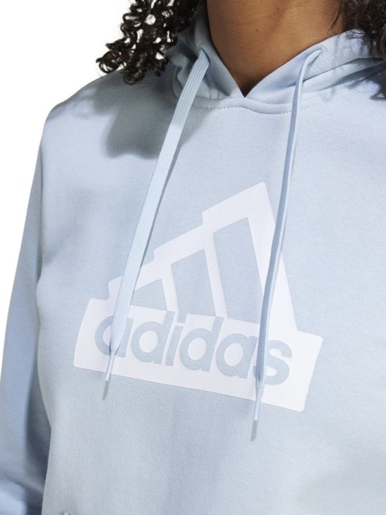 Толстовка женская Adidas W MOD ESS H голубая IX6453 изображение 4