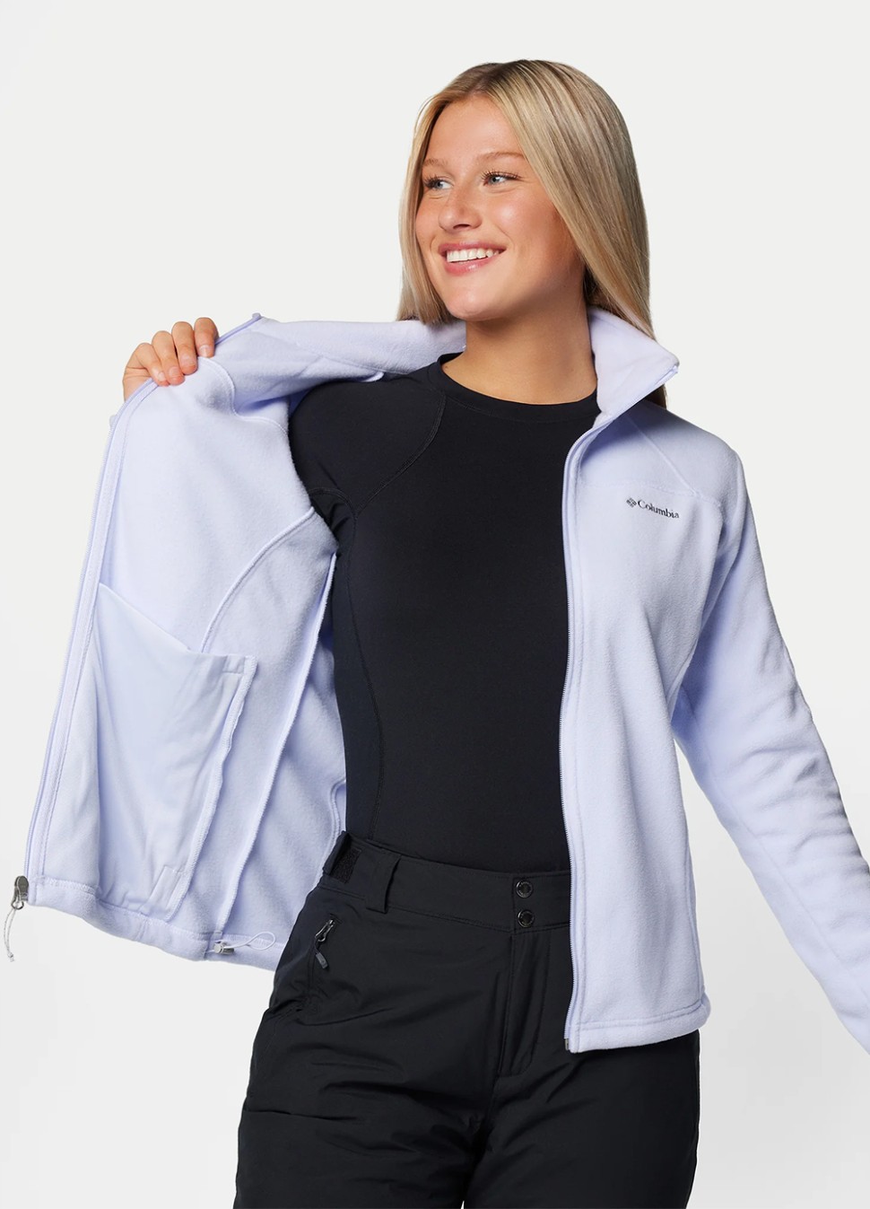 Джемпер жіночий Columbia Fast Trek™ II Jacket блакитний 1465351-582 — фото 4