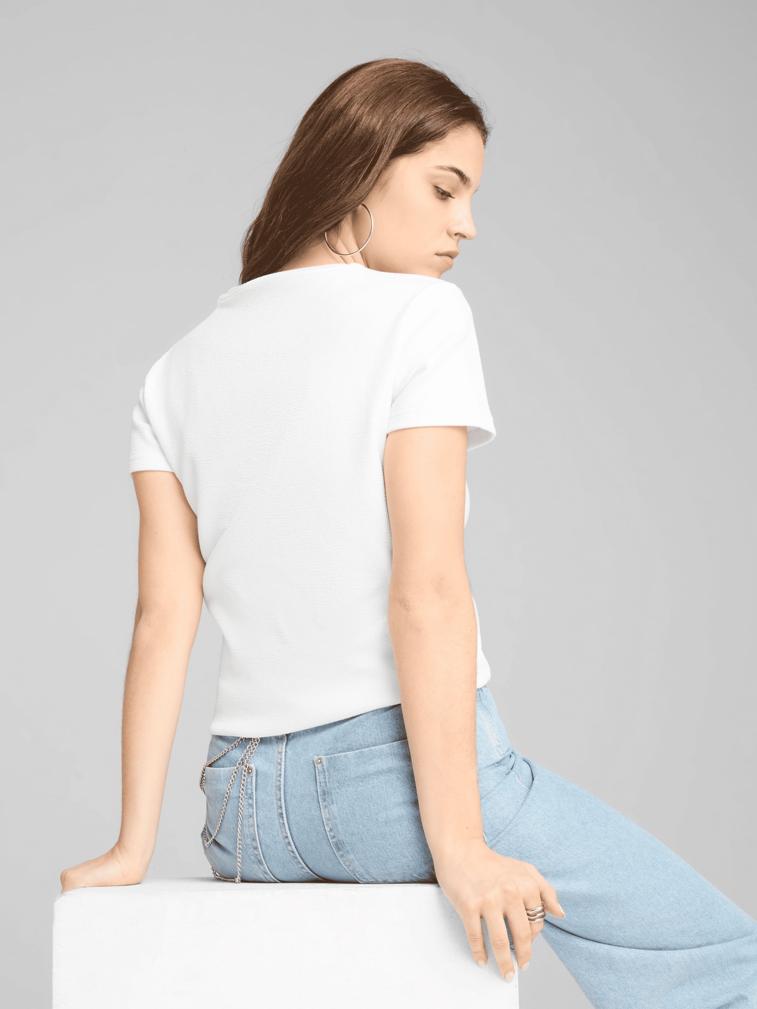 Футболка женская Puma HER Tee белая 68505302 изображение 3