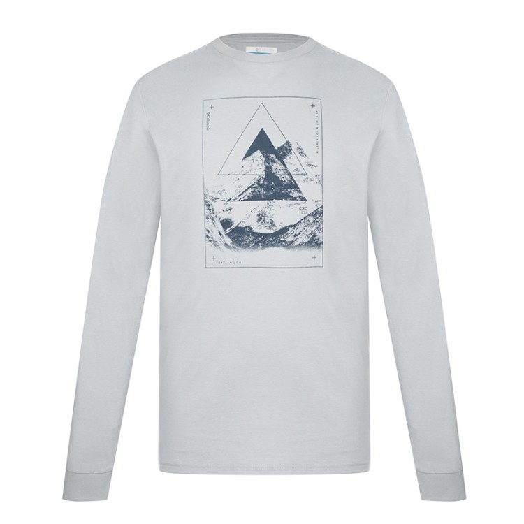 Футболка мужская Columbia Blue Reef™ LS Graphic Tee серая 1937541-039 изображение 1