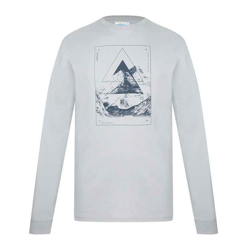 Футболка мужская Columbia Blue Reef™ LS Graphic Tee серая 1937541-039 изображение 1