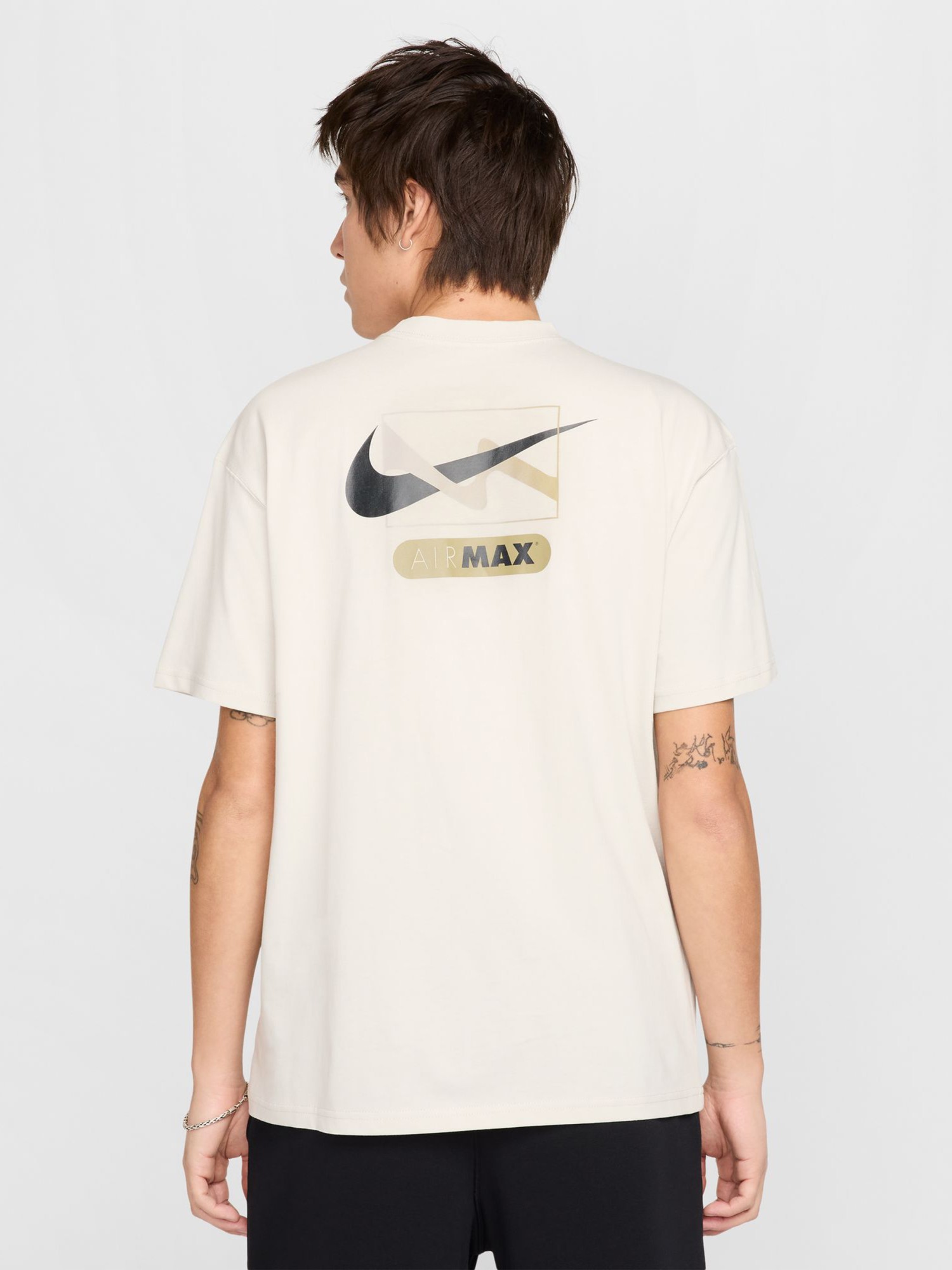 Футболка мужская Nike M NSW TEE M90 FW CONNECT 2 молочная HJ0612-072 изображение 3