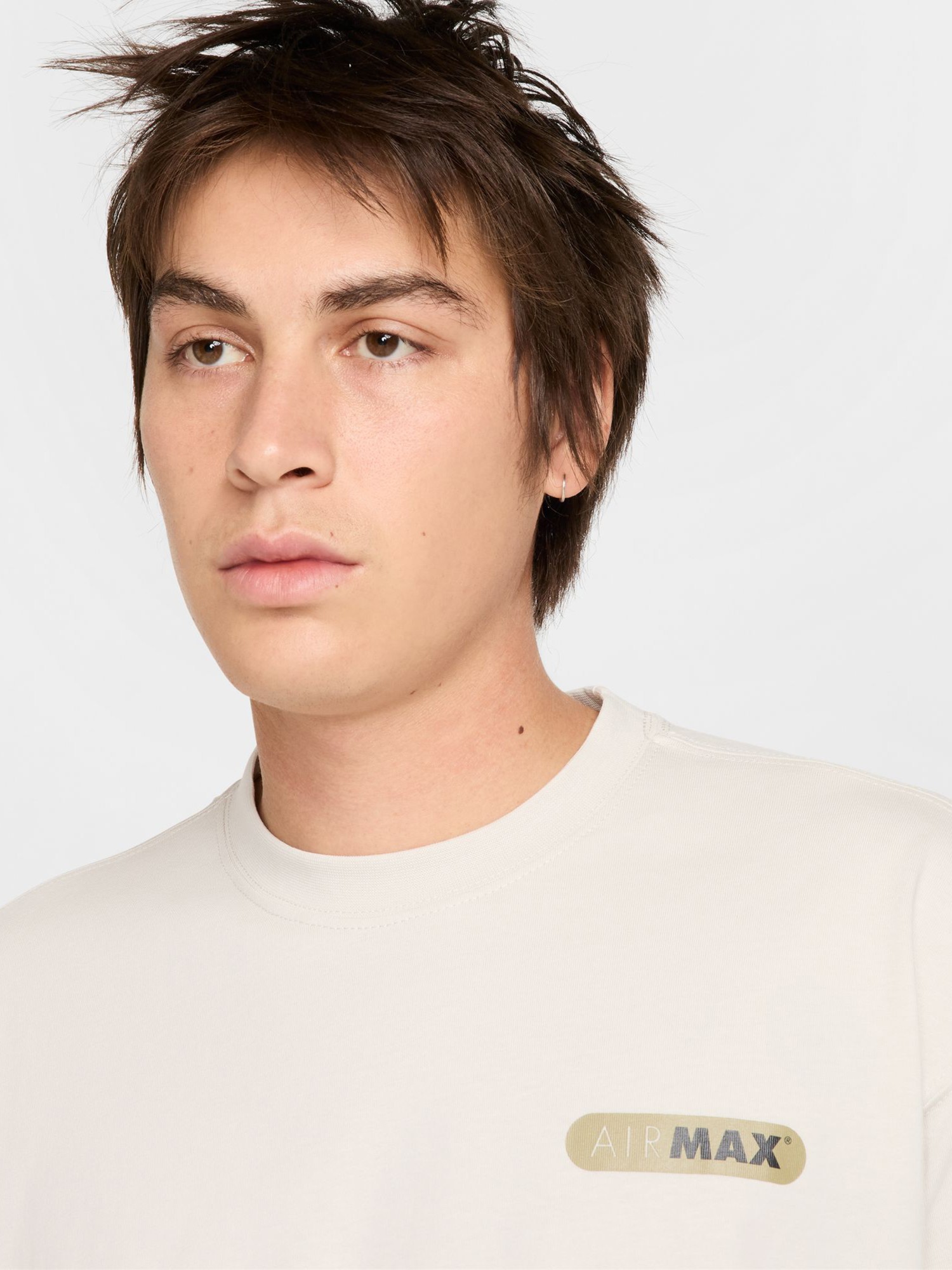 Футболка мужская Nike M NSW TEE M90 FW CONNECT 2 молочная HJ0612-072 изображение 4