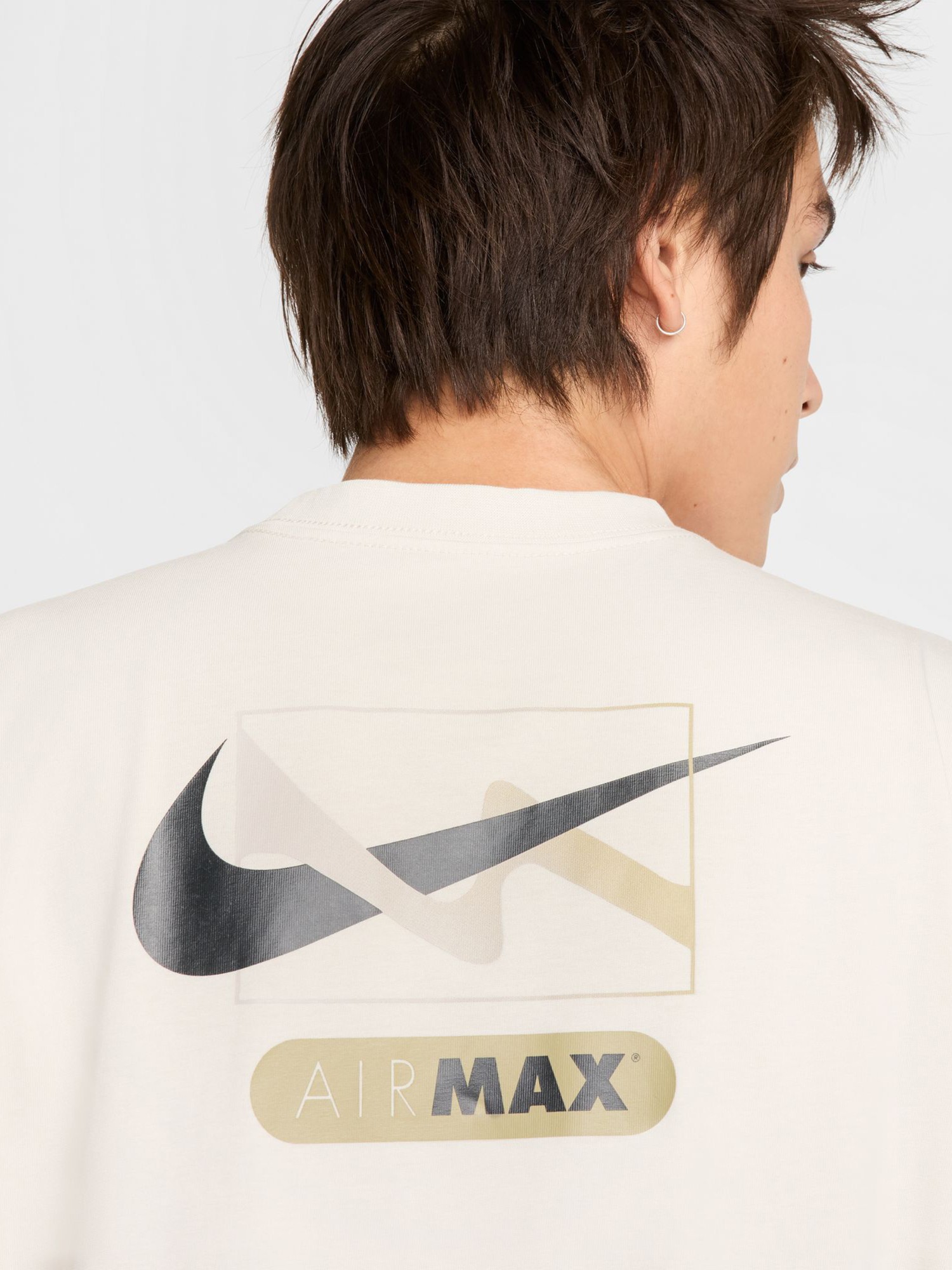 Футболка мужская Nike M NSW TEE M90 FW CONNECT 2 молочная HJ0612-072 изображение 5