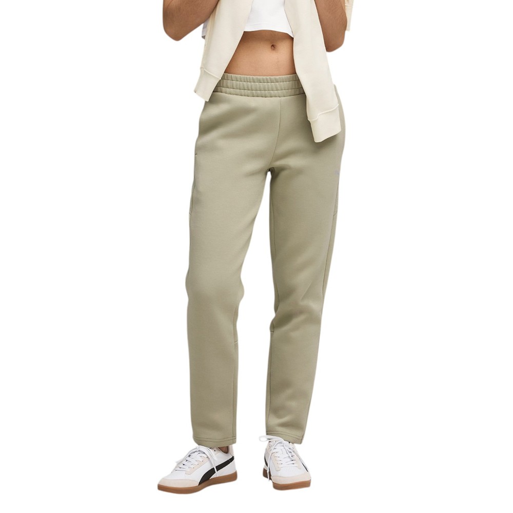 Брюки женские Puma EVOSTRIPE Sweatpants DK оливковые 68814382