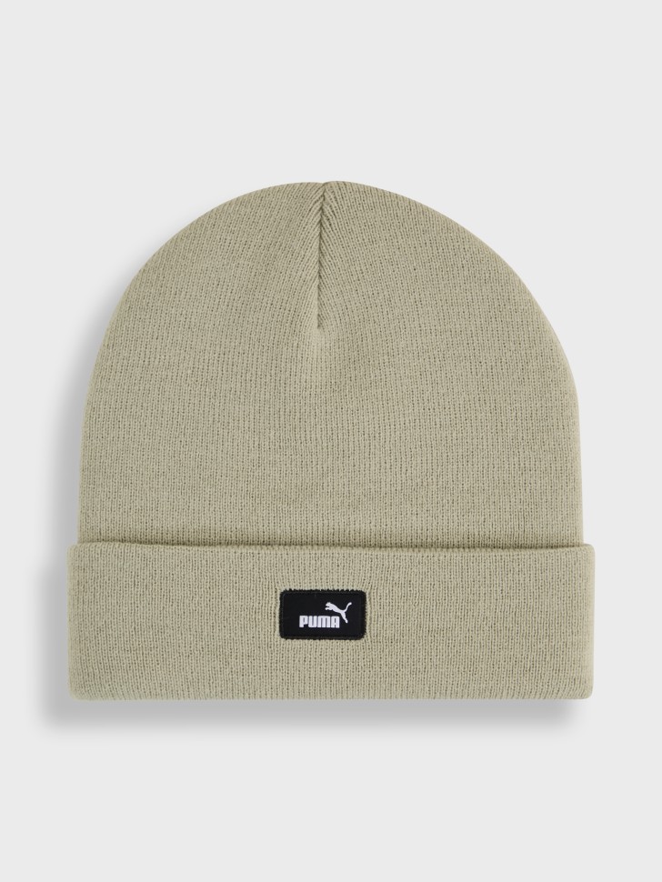 Шапка  Puma ESS Mid Crown Beanie оливковая 02640003 изображение 2