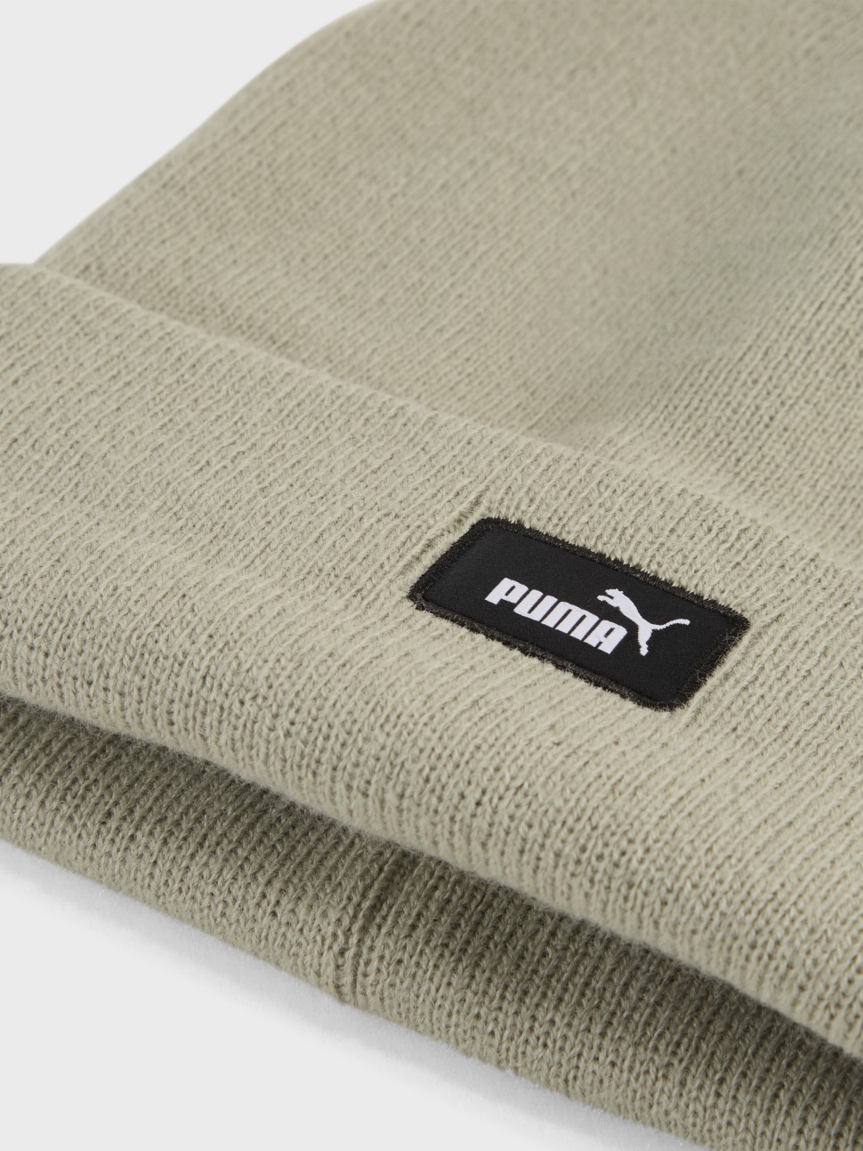 Шапка  Puma ESS Mid Crown Beanie оливкова 02640003 — фото 4