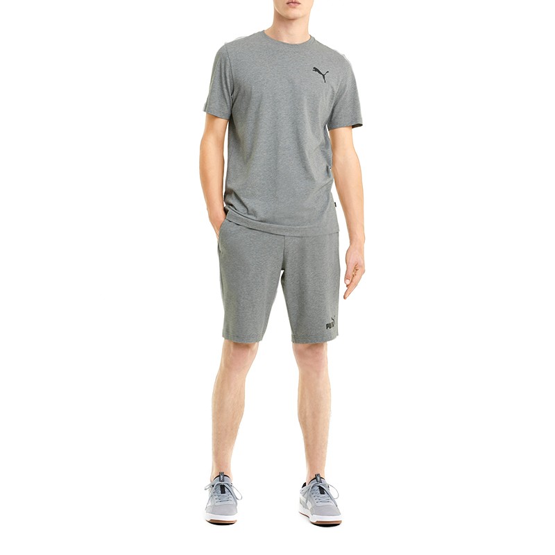 Шорты мужские Puma Ess Jersey Shorts серые 58670603 изображение 5