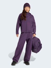 Толстовка жіноча Adidas W Z.N.E. FZ фіолетова KC4569 изображение 4