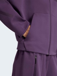 Толстовка жіноча Adidas W Z.N.E. FZ фіолетова KC4569 изображение 6