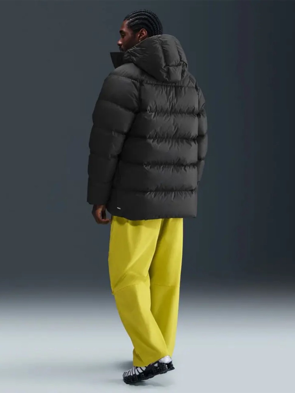 Куртка чоловіча Nike M NK SF CLUB PARKA 550 чорна IB2973-010 — фото 9