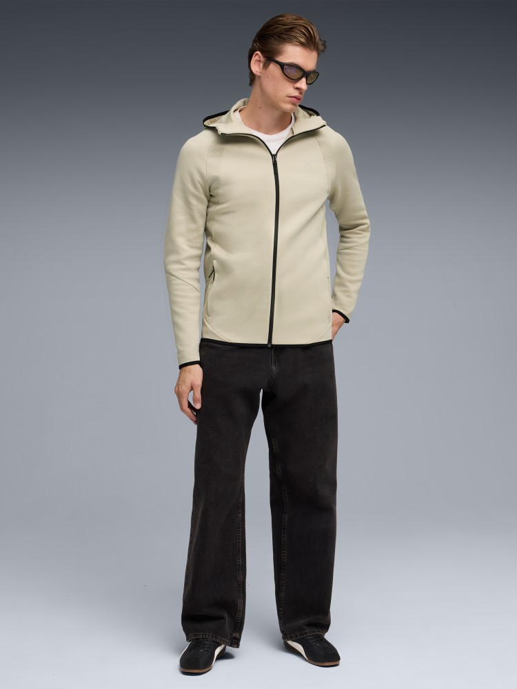 Толстовка мужская Puma EVOSTRIPE FZ Hoodie DK оливковая 69219061 изображение 6