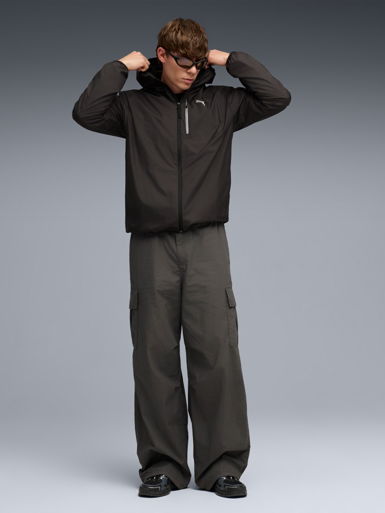 Ветровка мужская Puma tech Windbreaker черная 69215701 изображение 4