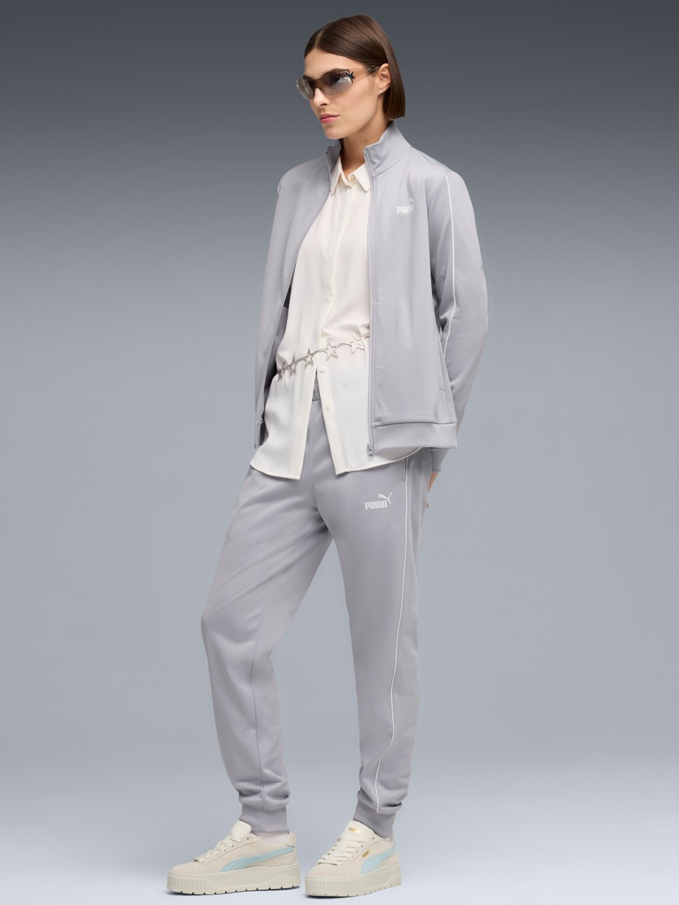 Костюм жіночий Puma Poly Suit cl бузковий 69190482 — фото 2
