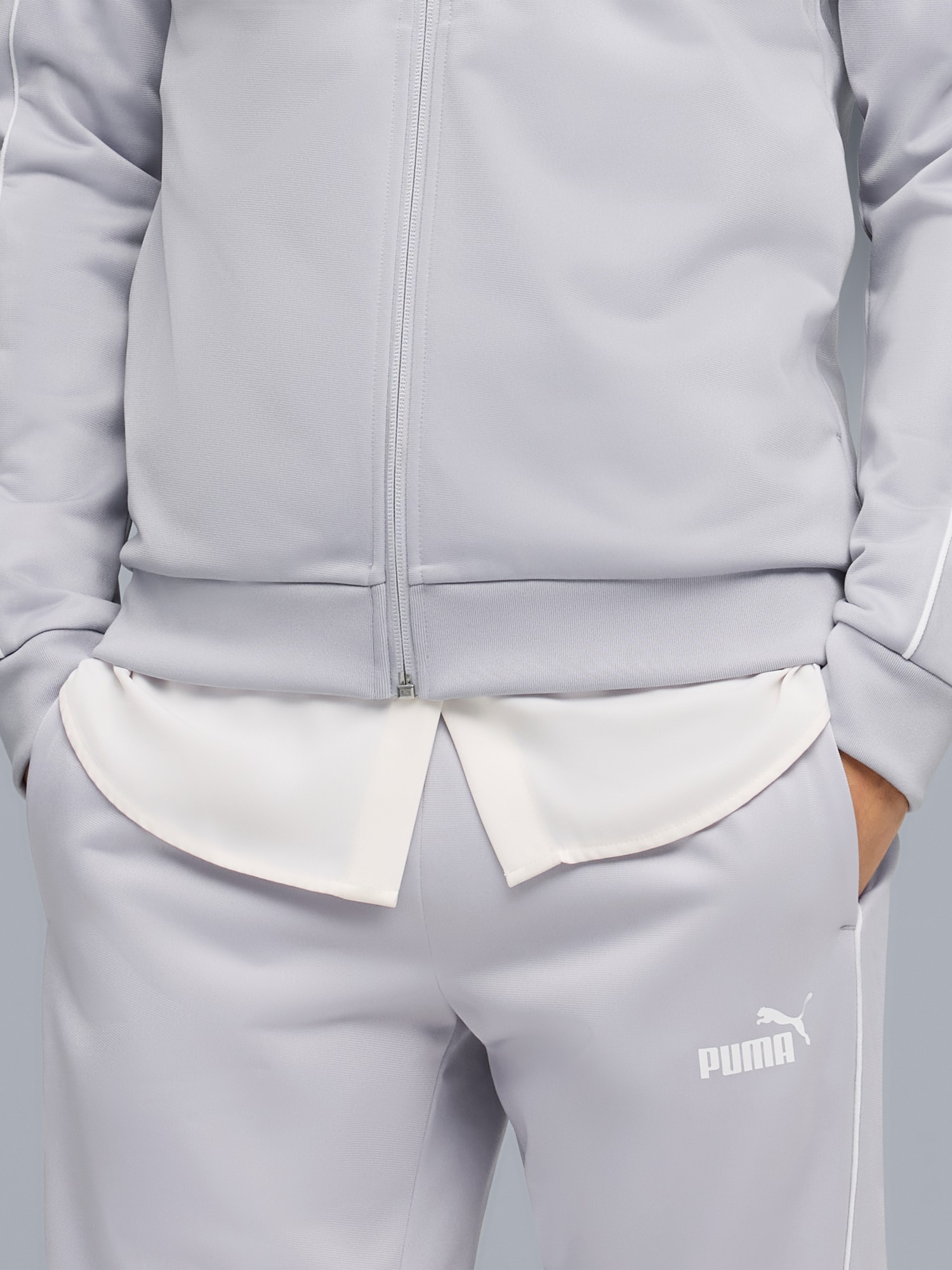 Костюм женский Puma Poly Suit cl сиреневый 69190482 изображение 4