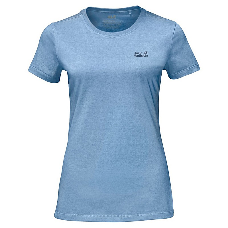 Футболка женская Jack Wolfskin голубая 1805791-1261 изображение 1