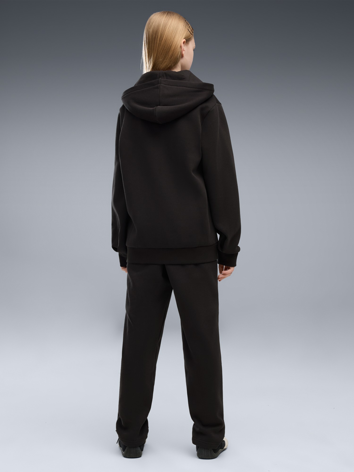 Костюм детский Puma ESS SCRIPT Glitter Full-Zip Sweat Suit FL G черный 69520901 изображение 3