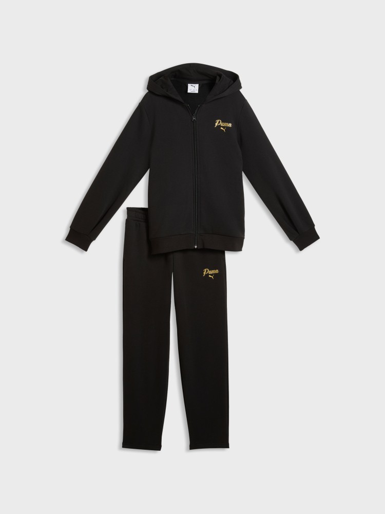 Костюм детский Puma ESS SCRIPT Glitter Full-Zip Sweat Suit FL G черный 69520901 изображение 5