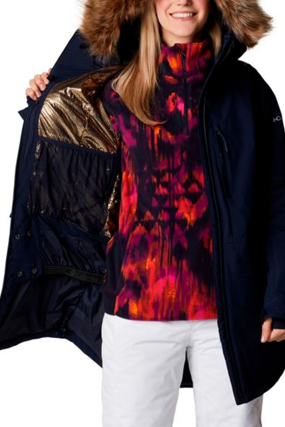 Куртка жіноча Columbia MOUNT BINDO™ II INSULATED JACKET темно-синя 1954041-472 — фото 9