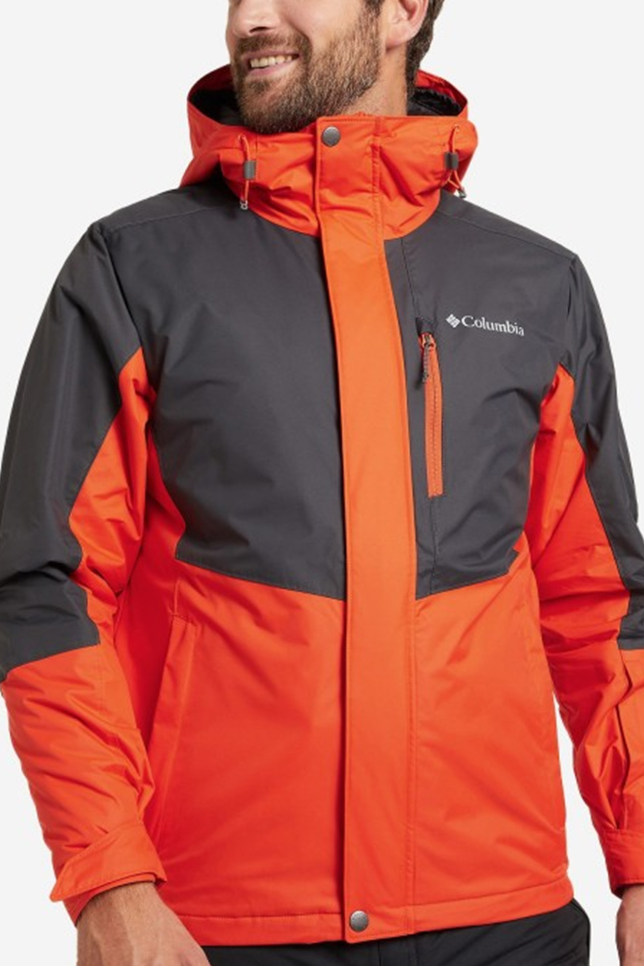 Куртка мужская горнолыжная Columbia SNOW SHREDDER™ JACKET оранжевая 1976821-813  изображение 2