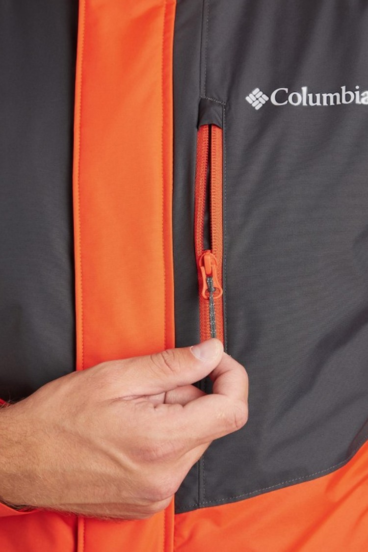 Куртка мужская горнолыжная Columbia SNOW SHREDDER™ JACKET оранжевая 1976821-813  изображение 3