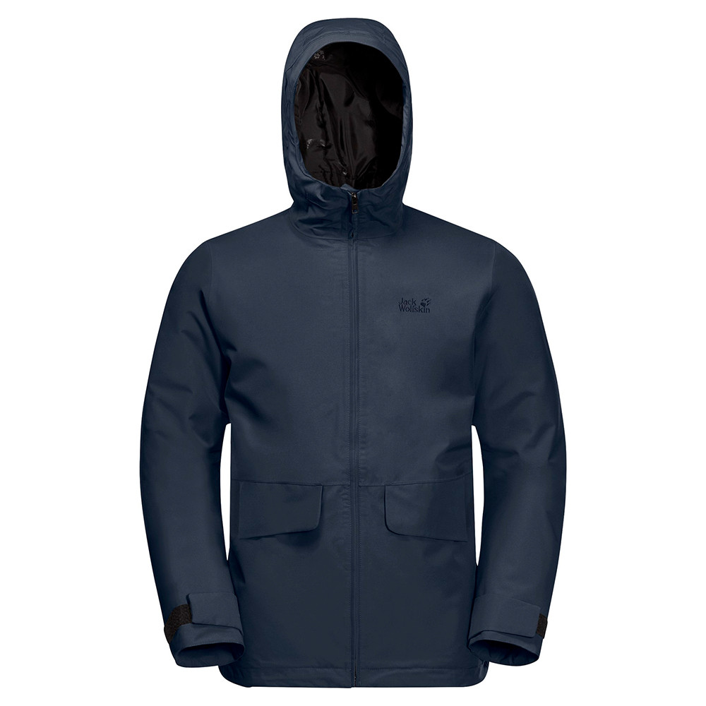 Куртка мужская Jack Wolfskin White Forest Jacket M темно-синяя 1114401-1010 изображение 1