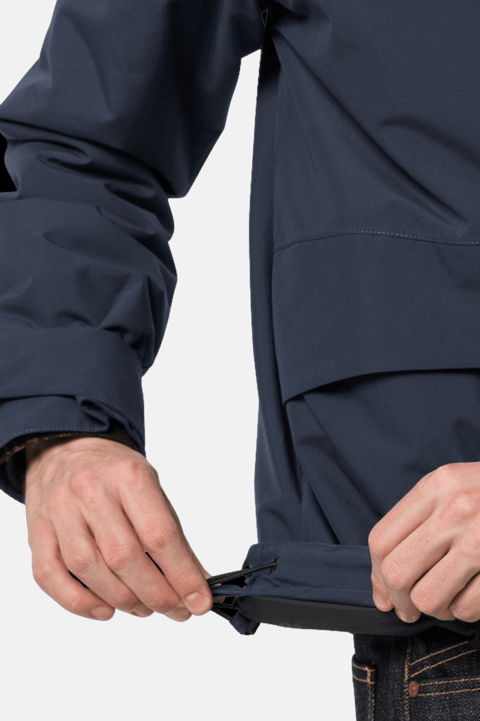 Куртка чоловіча Jack Wolfskin  White Forest Jacket M  темно-синя 1114401-1010 — фото 4
