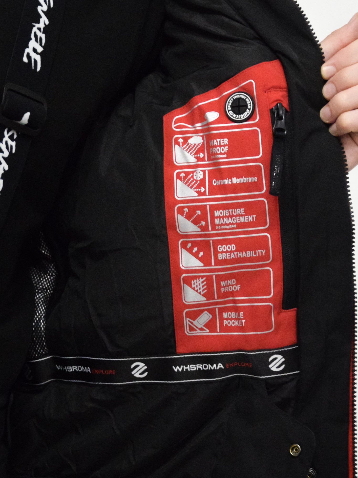 Куртка чоловіча WHS чорна 5110105B-010 изображение 7