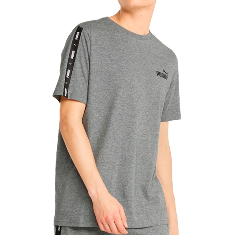 Футболка чоловіча Puma Ess+ Tape Tee сіра 84738203 изображение 1
