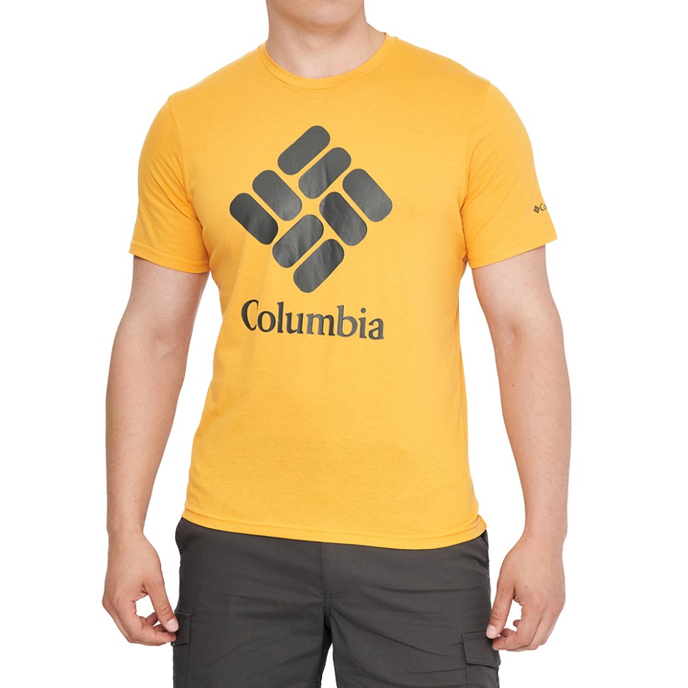 Футболка чоловіча Columbia Timber Point™ Graphic Tee помаранчева 2022251-880 — фото 1