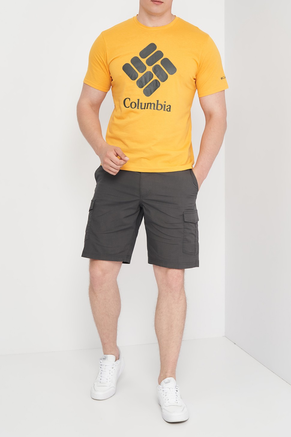 Футболка чоловіча Columbia Timber Point™ Graphic Tee помаранчева 2022251-880 — фото 3