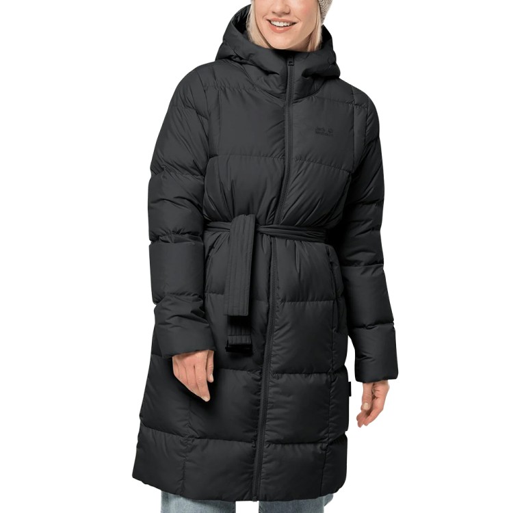 Куртка жіноча Jack Wolfskin FROZEN LAKE COAT W чорна 1206131-6000 изображение 1