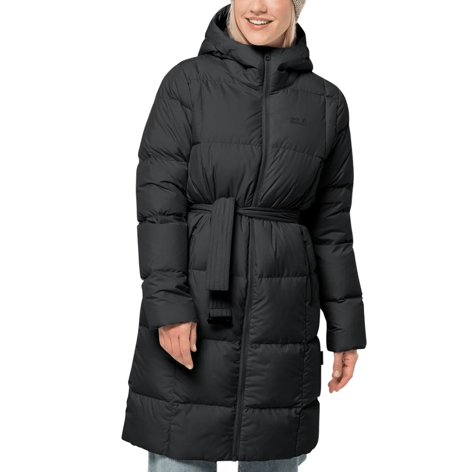 Куртка жіноча Jack Wolfskin FROZEN LAKE COAT W чорна 1206131-6000 изображение 1