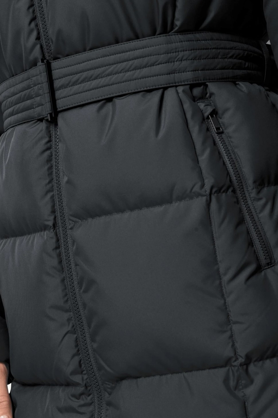 Куртка жіноча Jack Wolfskin FROZEN LAKE COAT W чорна 1206131-6000 — фото 5