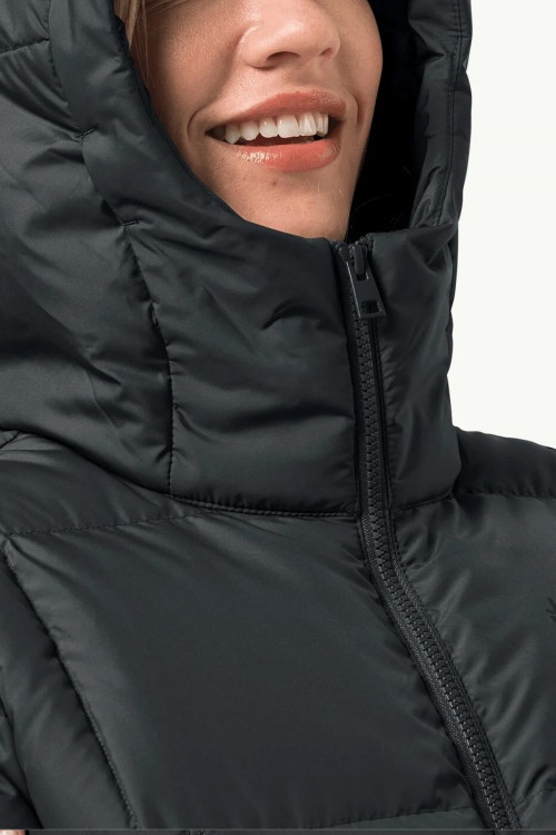 Куртка женская Jack Wolfskin FROZEN LAKE COAT W черная 1206131-6000 изображение 6