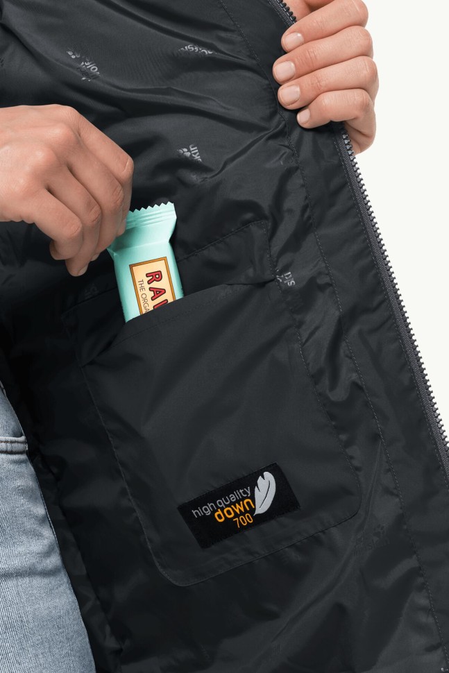 Куртка жіноча Jack Wolfskin FROZEN LAKE COAT W чорна 1206131-6000 изображение 7