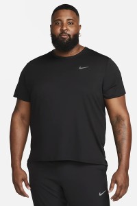 Футболка мужская Nike M NK DF UV MILER SS черная DV9315-010 изображение 7