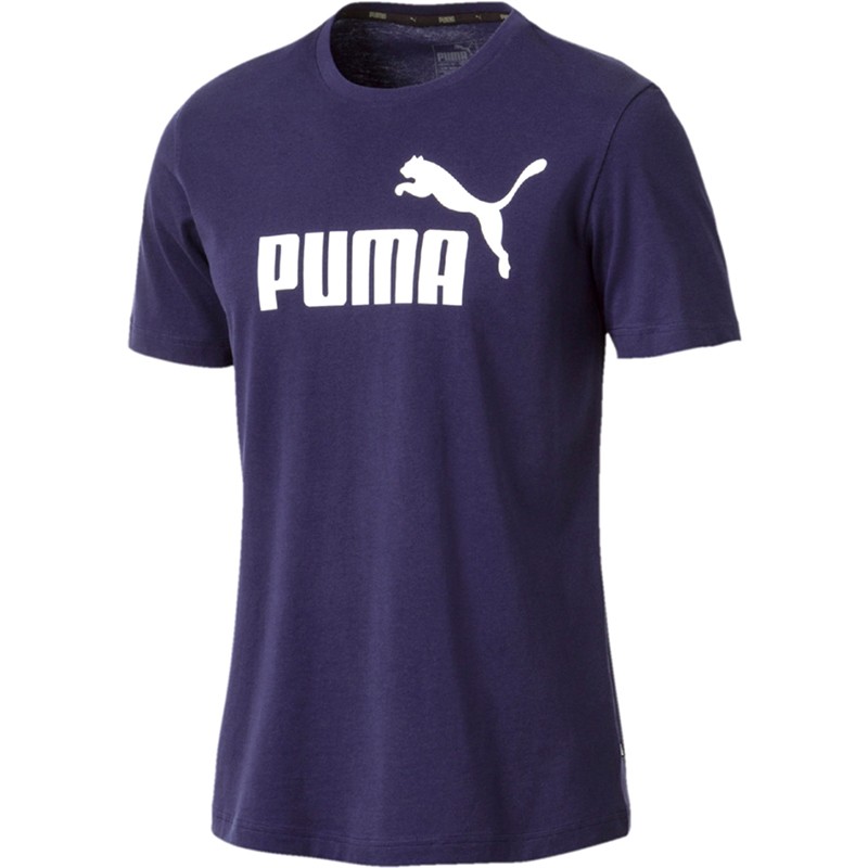 Футболка мужская Puma ESSENTIALS TEE синяя 85174006 — Sport City Футболка мужская Puma ESSENTIALS TEE синяя 85174006